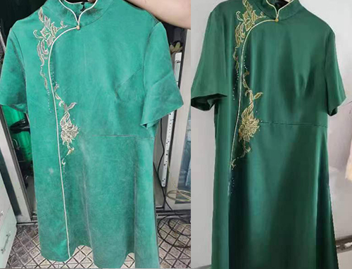 洗涤前后对比